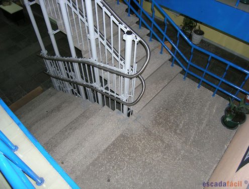 plataforma elevador de escadas