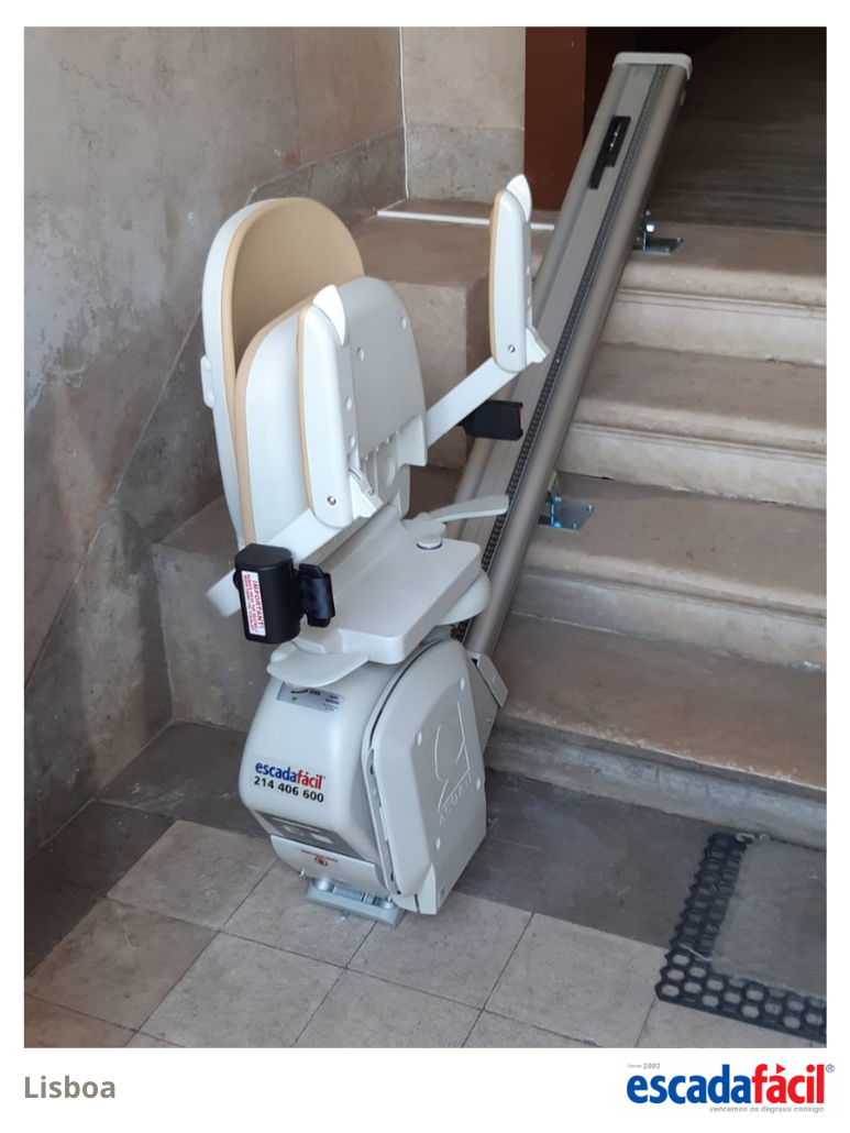 Cadeira Elevador de Escada para escadas direito
