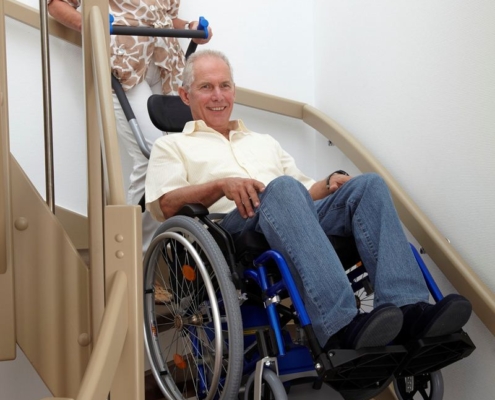 Cadeira sobe escadas portátil Escadafácil