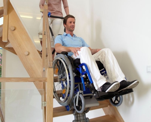 Cadeira sobe escadas portátil Escadafácil