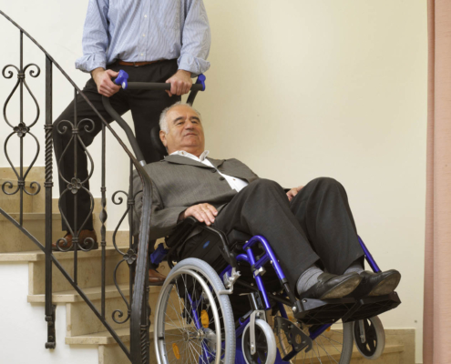 Cadeira sobe escadas portátil Escadafácil