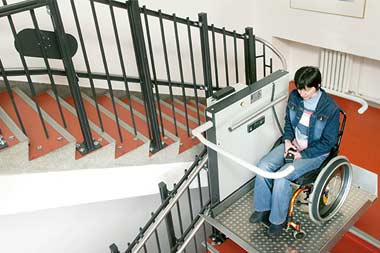 plataformas elevador de escada